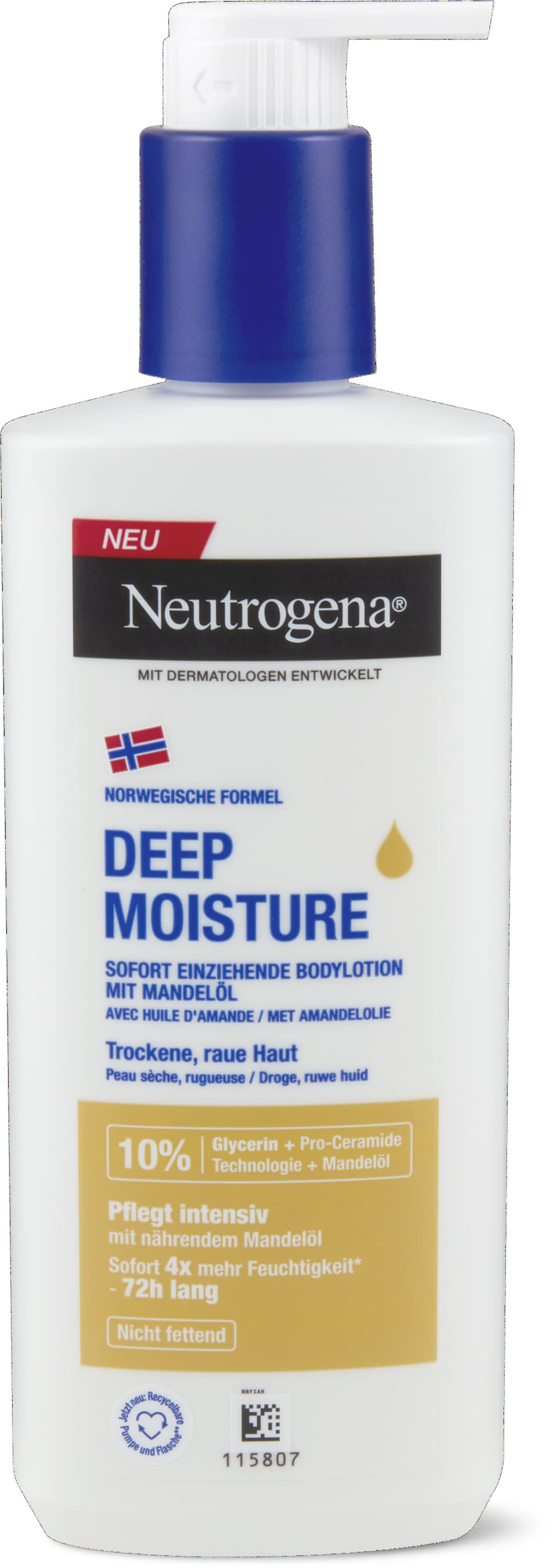 Neutrogena Deep Moisture Oil-In 250ml